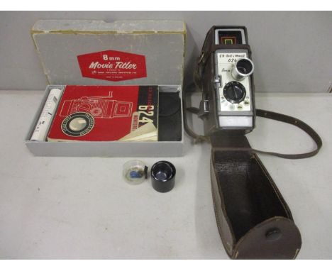 An 8mm Bell &amp; Howell 624 cine camera, in original box 