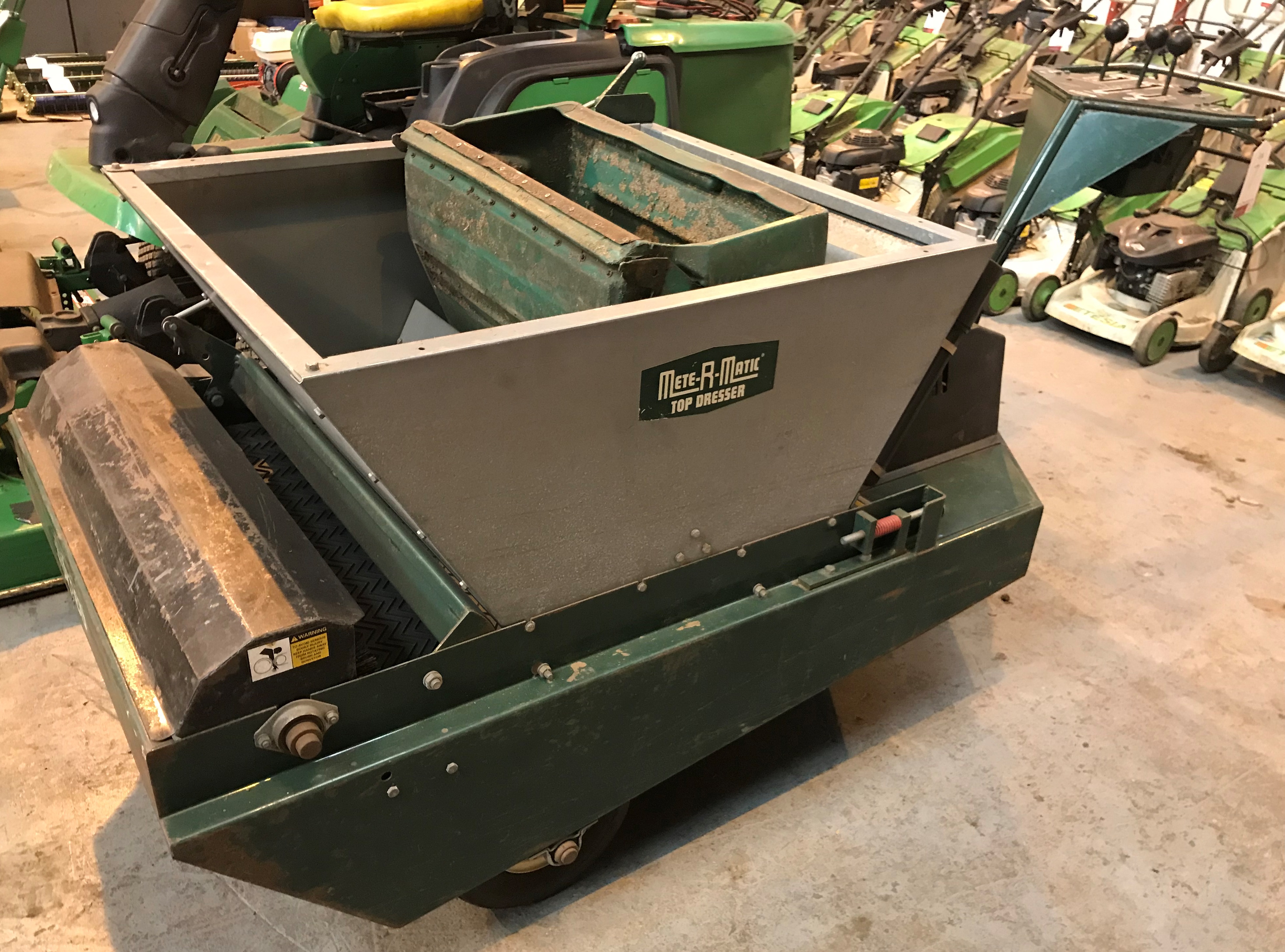 Turfco Walk Behind Topdresser Model Metermatic F15B Product Code 85417 S/N K02031 At