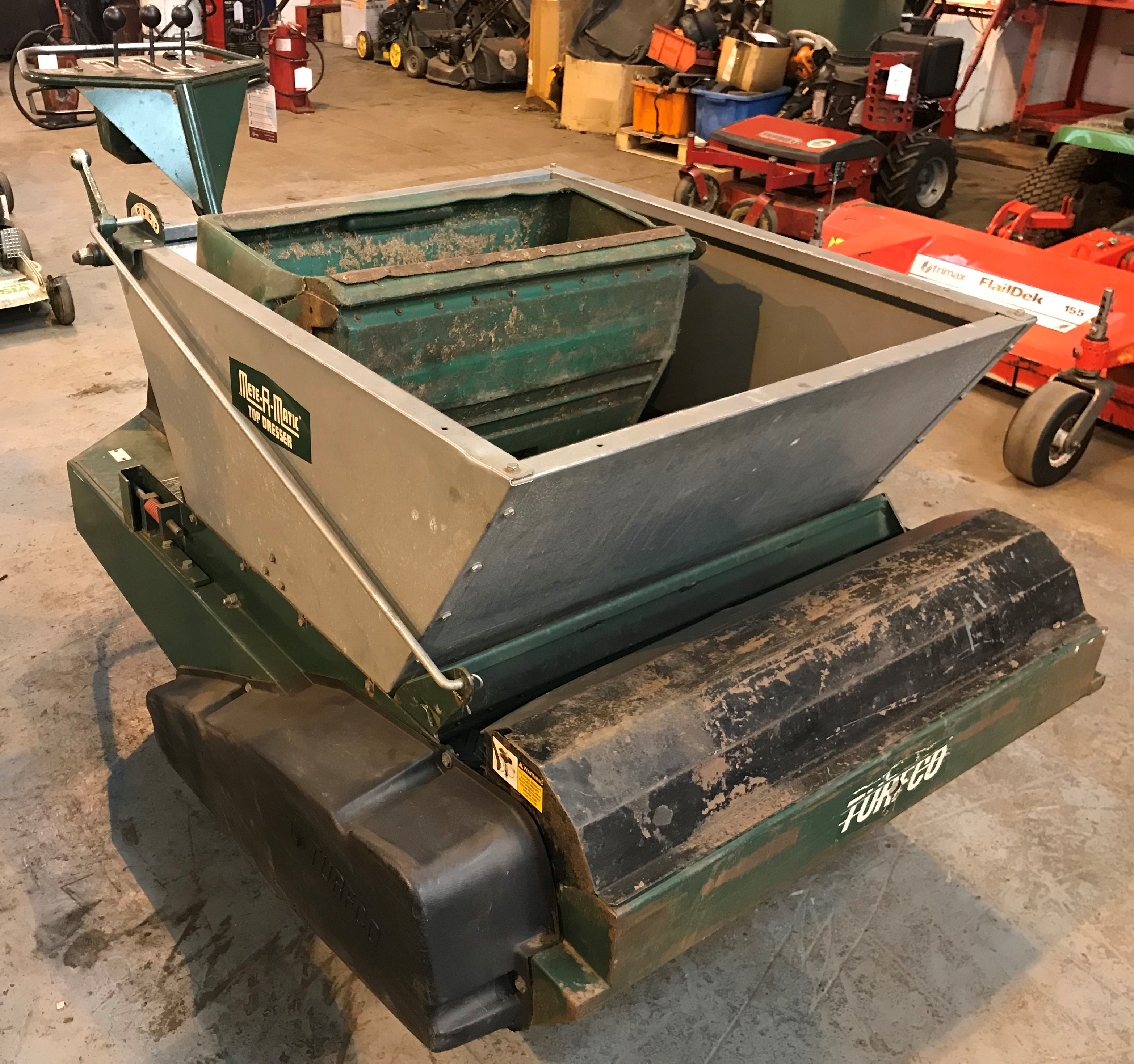 Turfco Walk Behind Topdresser Model Metermatic F15B Product Code 85417 S/N K02031 At