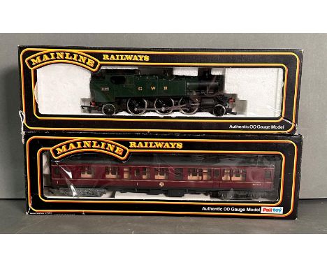 A Pali toy GWR engine and carriage both boxed 