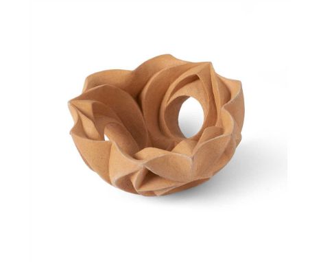 Hand-carved stoneware (Dimensions: 11cm high, 23.5cm across (4.25in high, 9.25in across))(11cm high, 23.5cm across (4.25in hi