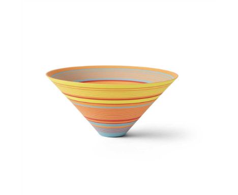 Incised artist's initials (Dimensions: 14cm high, 29.2cm diameter (5.5in high, 11.5in diameter))(14cm high, 29.2cm diameter (