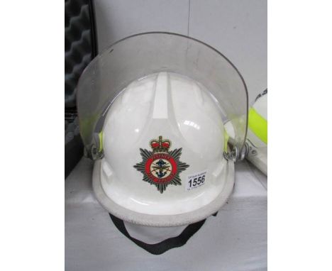 A 1980's American Defence fire service fireman's helmet