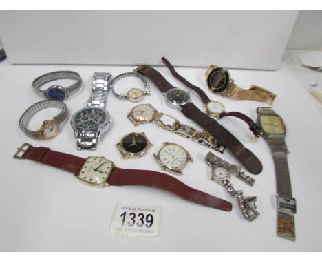 A large quantity of vintage and modern watches