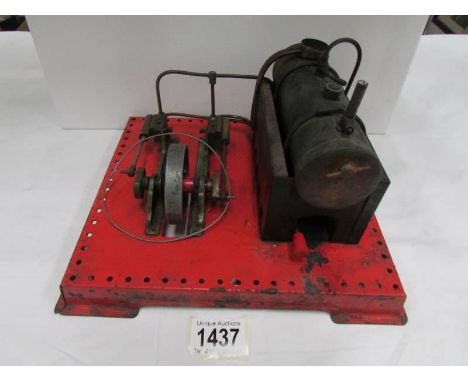 A Mamod stationery steam engine