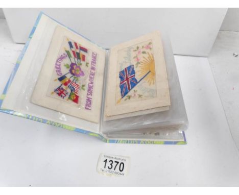 An album of first world war and greeting cards