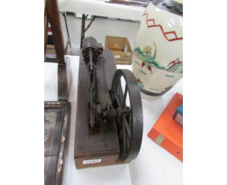 An early steam engine attachment
