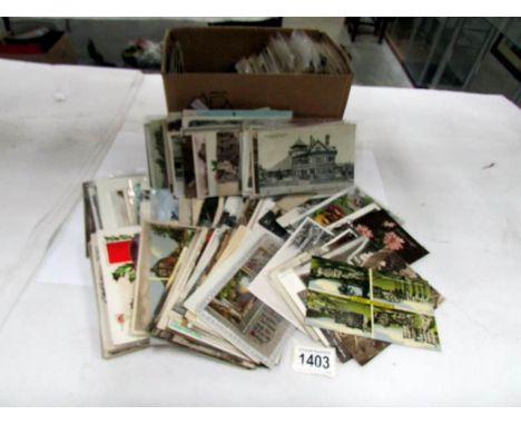 In excess of 500 vintage postcards
