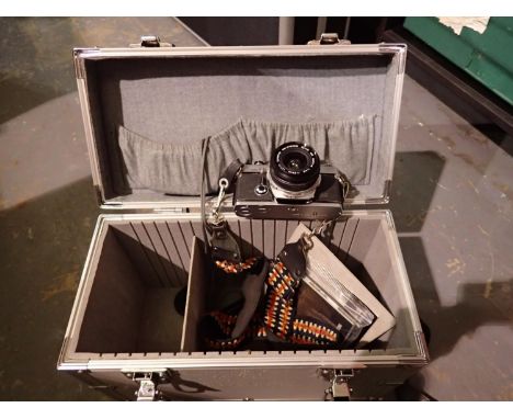 Olympus OM2 in carry case. UK P&amp;P Group 3 (£30+VAT for the first lot and £8+VAT for subsequent lots) 