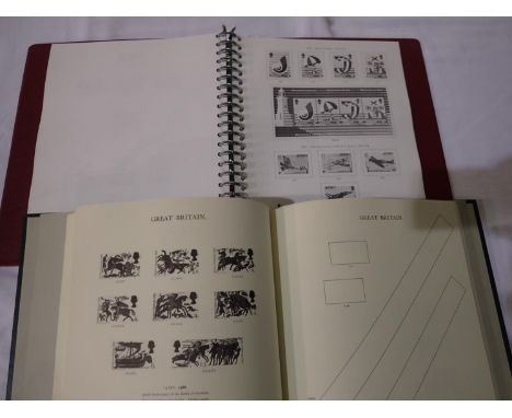Two empty printed albums, Stanley Gibbons Windsor loose leaf  and Channel Islands. UK P&amp;P Group 2 (£20+VAT for the first 