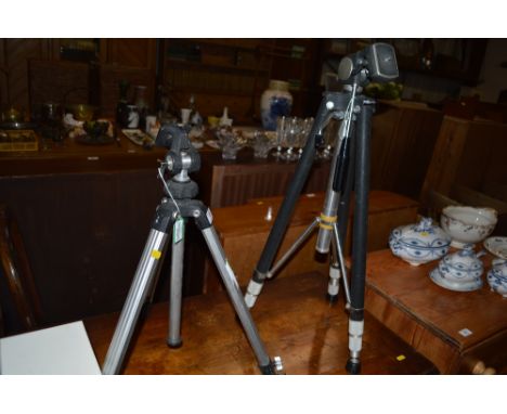 Two camera tripods 