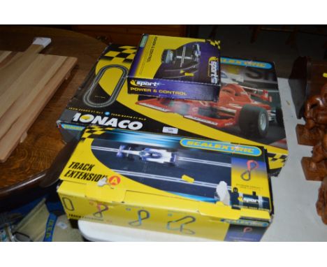 A Scalextric set 