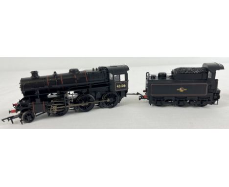 A boxed Bachmann Branch-Line 32-585 Ivatt class 4 2-6-0 loco 43106, with tablet catcher L/crest. 