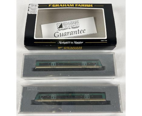 A boxed Graham Farish 170/1 Turbostar 2 Car DMU Midland Mainline set by Bachmann. 