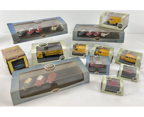 A collection of mixed boxed diecast vehicles and part vehicle sets by Oxford, in varying scales. To include British Rail vehi