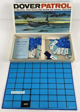 Dover Patrol vintage boxed tactical Naval game by H P Gibson &amp; Sons Ltd. Complete and in very good condition for age. 