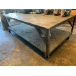Steel Work Table w/ Casters
