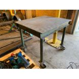 Heavy Duty Steel Welding Table w/castors
