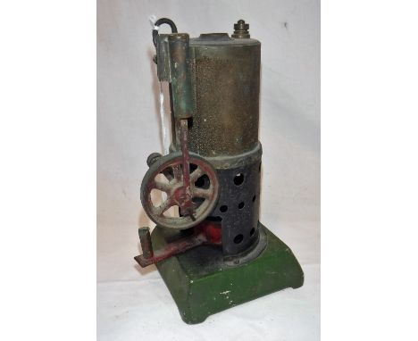 AN EARLY 20TH CENTURY STATIONARY STEAM ENGINE