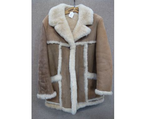 A VINTAGE SHEEPSKIN COAT