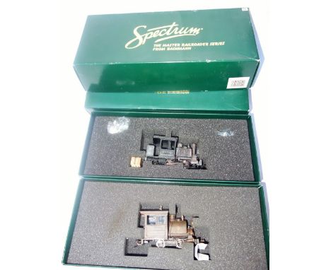 SPECTRUM; "THE MASTER RAILROAD SERIES BY BACHMANN" a "ON30" 0-4-2 Porter Steam Locomotive and a "O" ON30 0-4-2 Porter Steam L