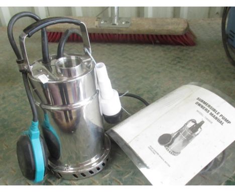 Submersible pump model 108990E with manual 