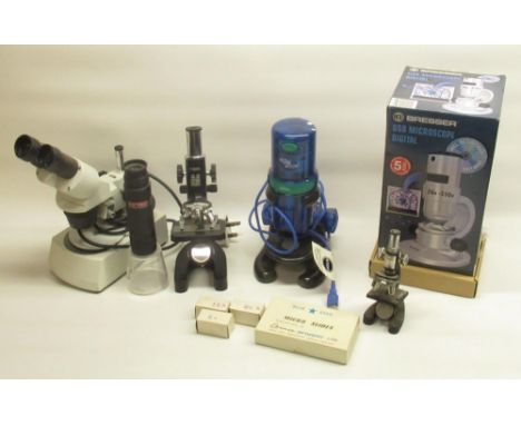Bresser USB digital microscope, Kibro microscope, small Tacon microscope, Digital Blue microscope, another microscope, Macros