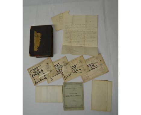 Swingles modern locomotive engineering handbook by Frederick J Drake copyright 1913, a number of sliding card learning bookle