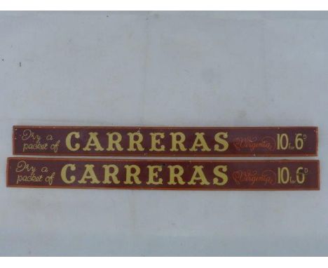 A pair of Carreras 'Virginia' shelf strips.