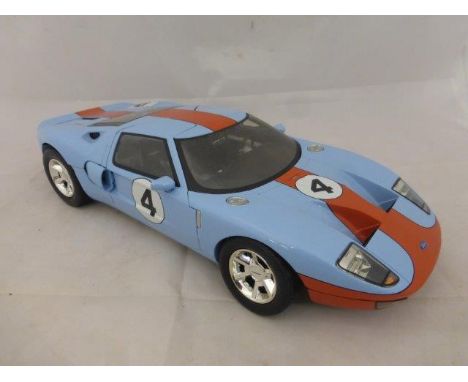 A Motor Max 1:12 scale model of a Ford GT40.