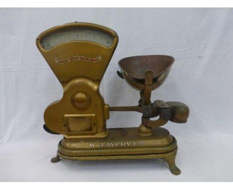 Yesterday's World Museum Grocers- a large set of W. & T. Avery Ltd. scales, marked 'Toledo'.
