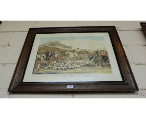 Set of 4 Hunting Lithographs, Moore’s Tally Ho! “The Marquis of Waterford and Members of the Tipperary Hunt “The Noble Tips”,