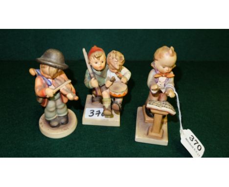 3 Goebel Hummel Figures - musicians