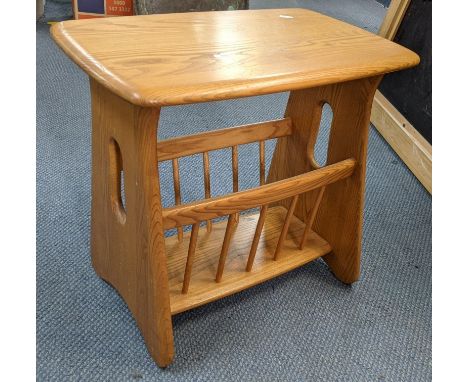 An Ercol blonde elm Windsor magazine rack, 50cm h x 55cm wLocation: 