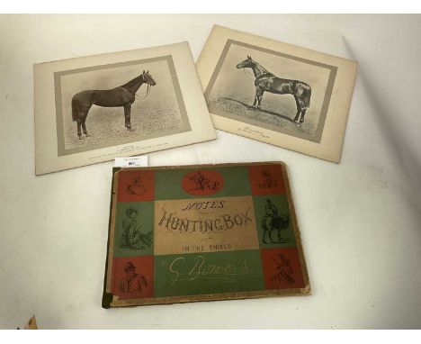 Victorian volume, Notes from a Hunting Box (Not) in the Shires. Published in 1873 - First Edition, together with two vintage 