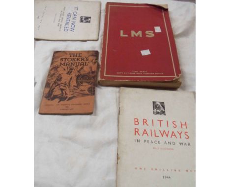 An LMS Railway's timetable for September 24th 1928 until further notice - sold with two British Rail pamphlets and HMSO Stock