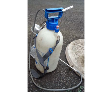 Garden sprayer and heat lamp