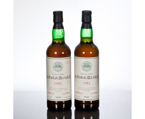 ARMAGNAC S.M.W.S. 1981 CASK NO.1
Cask strength, single cask French brandy, distilled in 1981 and bottled in May 1998 for shar