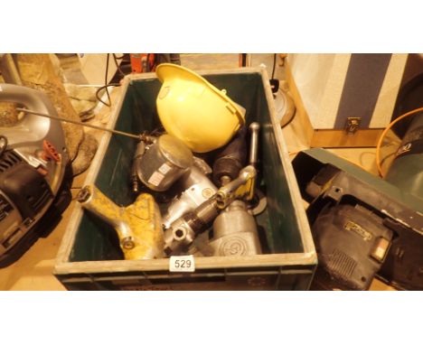 Large quantity of pneumatic tools to include drills and sprayers 
