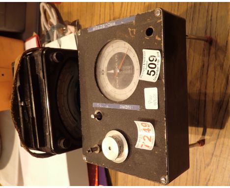 Bakelite Universal AVO meter with Synchrodek Ltd timer 
