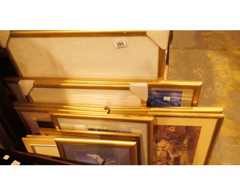 Large collection of framed and glazed pictures and prints