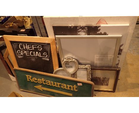 Prints of canvas picture frames chef special black board and wall sign 