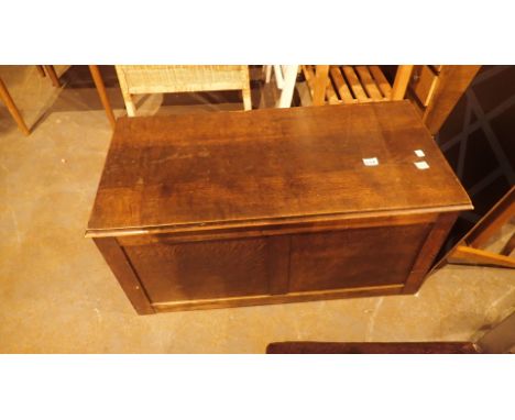 Vintage wooden blanket box 