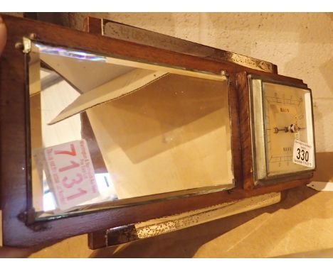 Art Deco hallway barometer and mirror 
