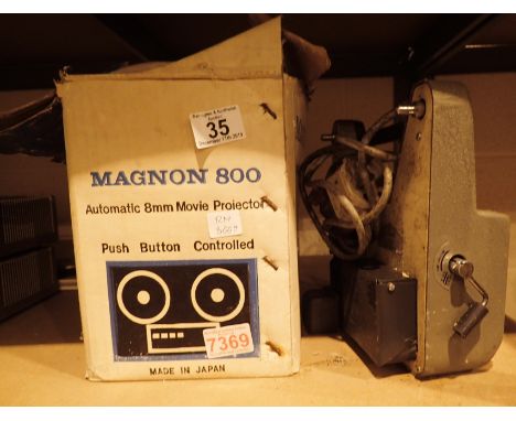 Magnon 8mm projector and king editor CONDITION REPORT: All electrical items in this lot have been PAT tested and have PASSED.