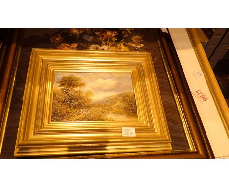 Signed Cocks Only pheasant shoot spoof by Alexander Charles Jones a tapestry and small oil on board 