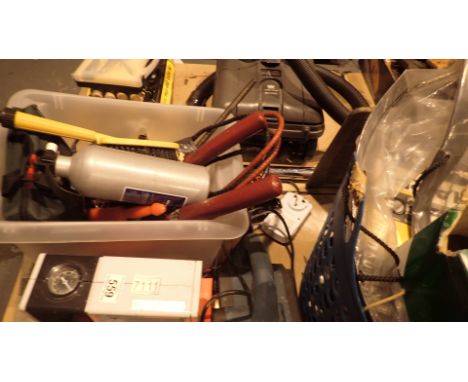 Mixed tools and electrical items including sander mini compressor battery charger etc  CONDITION REPORT: All electrical items