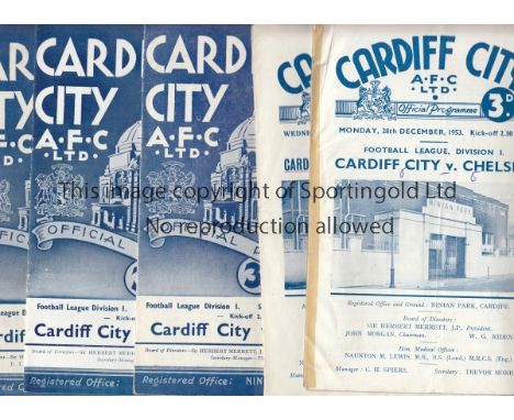 C-E       A collection of 63 programmes C-E from 1949-1956 to include Carlisle (1) v Gateshead 1953/54, Cardiff (9), Charlton