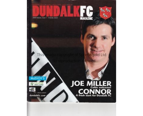 CELTIC    Six programmes for friendly matches and 2 Champions League Press packs in folders for the home match v Spartak Mosc