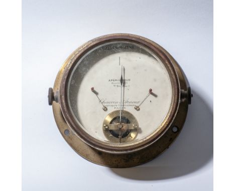 RARE FRENCH EARLY TWENTIETH CENTURY GALVANOMETER BY CHAUVIN et ARNOUX, PARIS
the signed dial numbered 51894-1, of circular fo